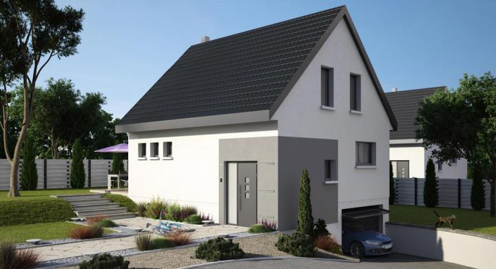 Maison neuve à Niederbronn-les-Bains, 5 pièces et terrain 800m2 - 1
