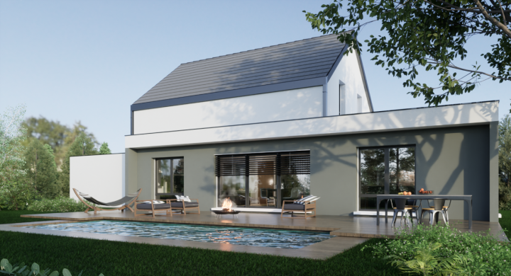 Projet de construction maison neuve près de Ittenheim Bas-Rhin 67 à 669 180 €