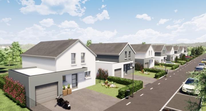 Projet de construction maison neuve près de Ittenheim Bas-Rhin 67 à 418 200 €
