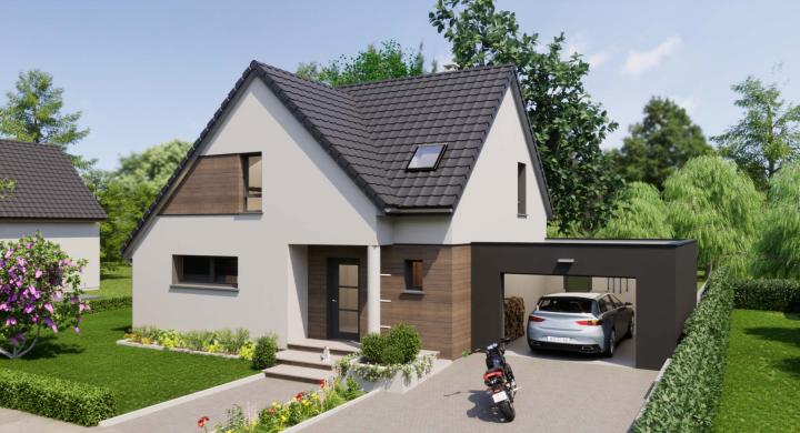 Maison neuve à Dinsheim sur Bruche, 5 pièces et terrain 558m2 - 3