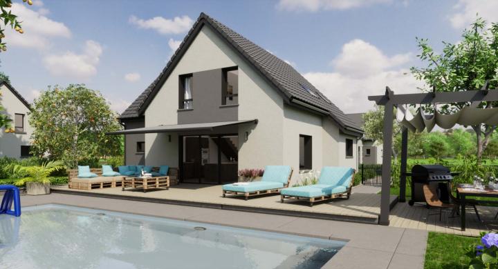 Projet de construction maison neuve près de Hochstatt Haut-Rhin 68 à 432 932 €