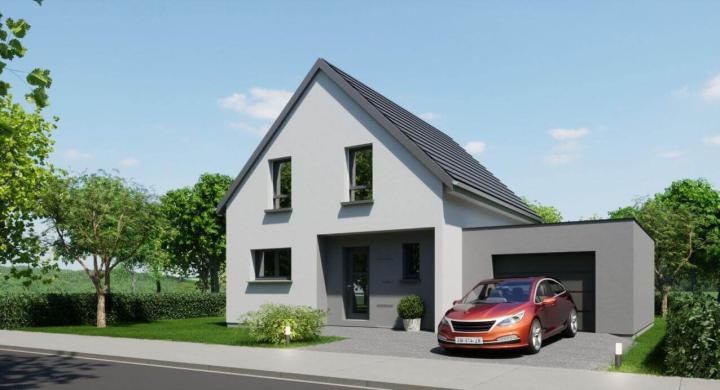 Projet de construction maison neuve près de Rimbach près Masevaux Haut-Rhin 68 à 278 000 €