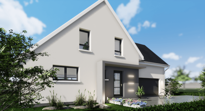 Projet de construction maison neuve près de Schaffhouse près Seltz Bas-Rhin 67 à 270 000 €