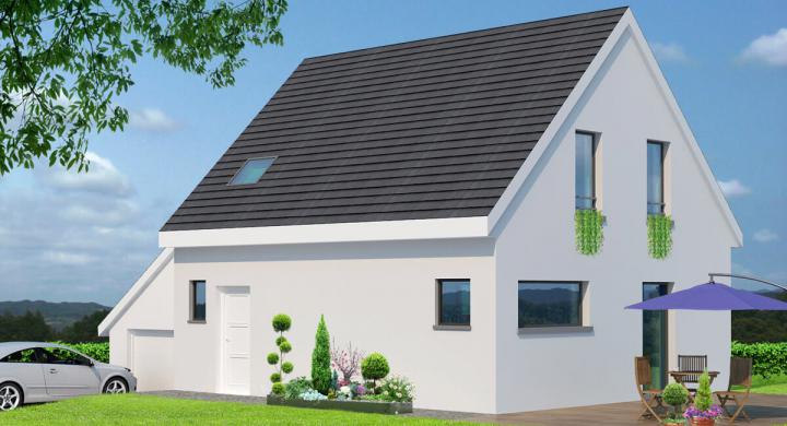 Projet de construction maison neuve près de Traubach le Bas Haut-Rhin 68 à 325 300 €
