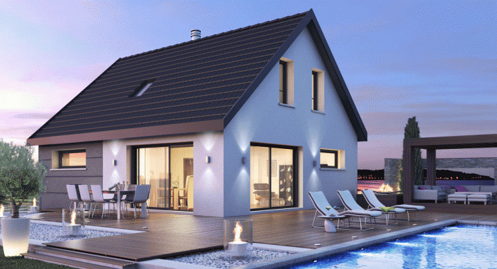 Projet de construction maison neuve près de Niederentzen Haut-Rhin 68 à 289 100 €