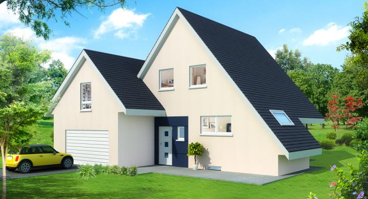 Projet de construction maison neuve près de Hirtzfelden Haut-Rhin 68 à 342 120 €