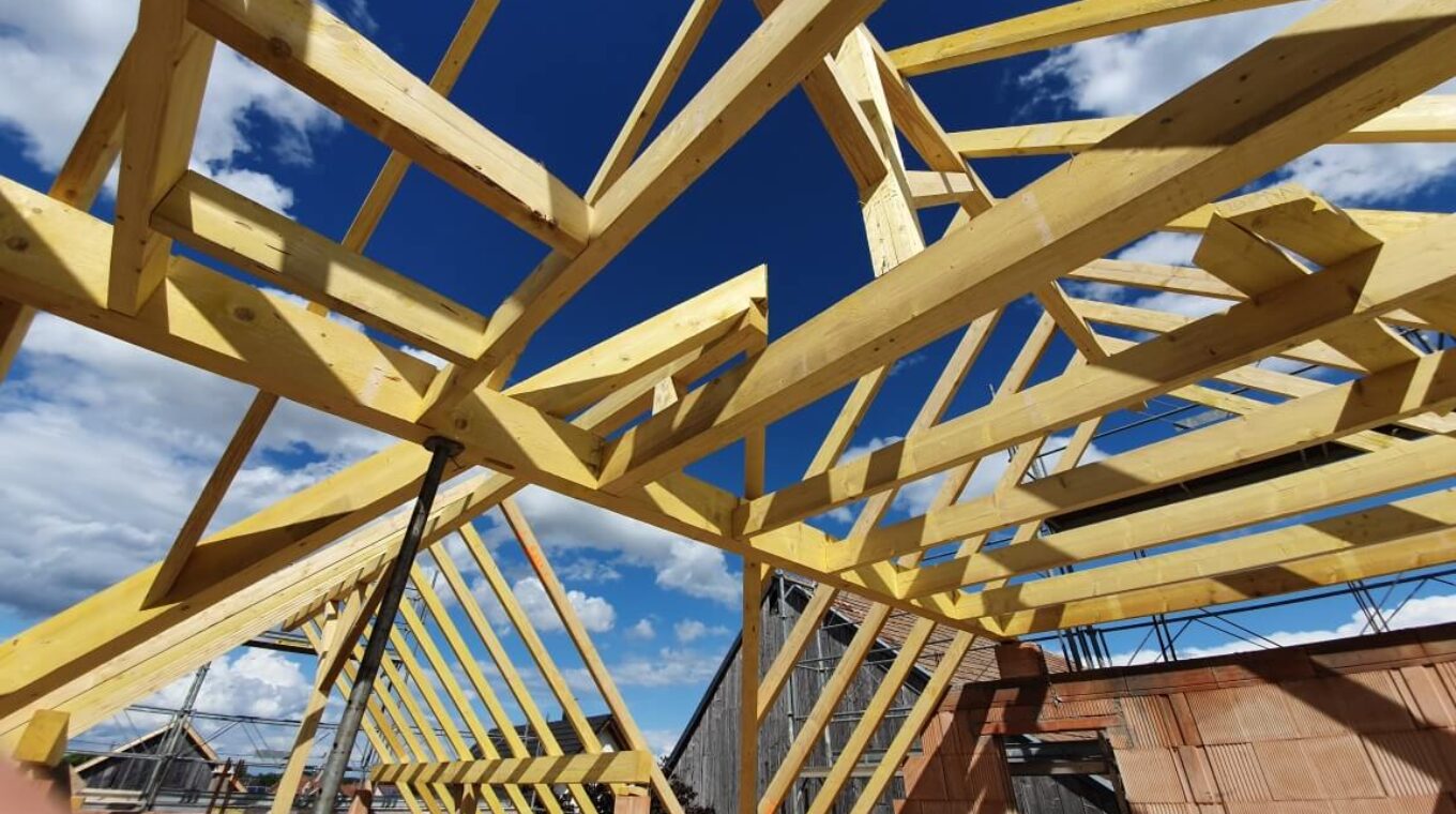 charpente bois maison neuve