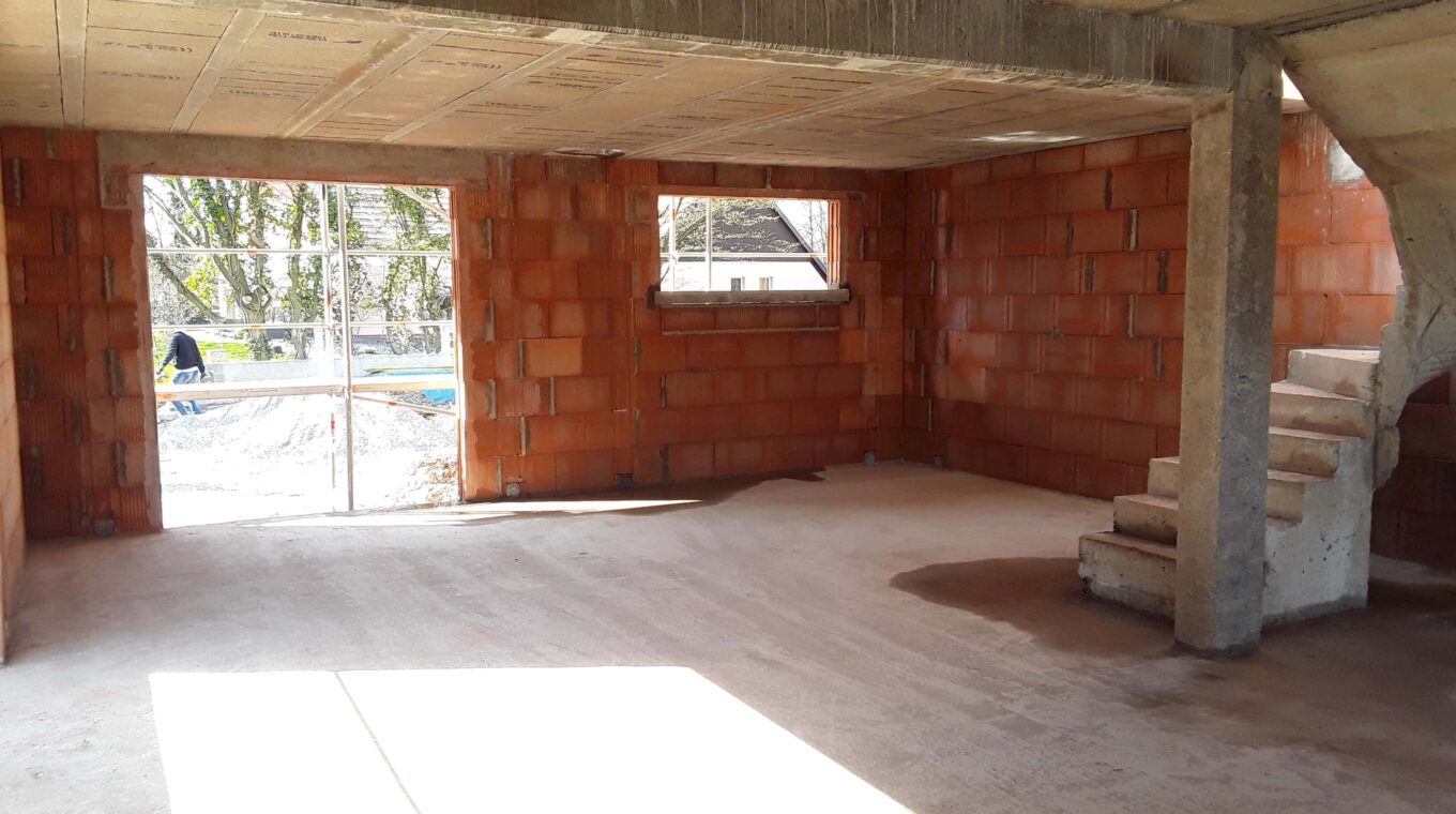 gros oeuvre maconnerie chantier maison neuve