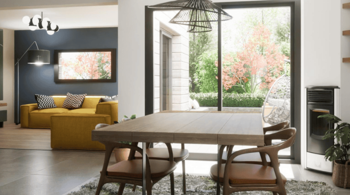 salon interieur design et evolutif