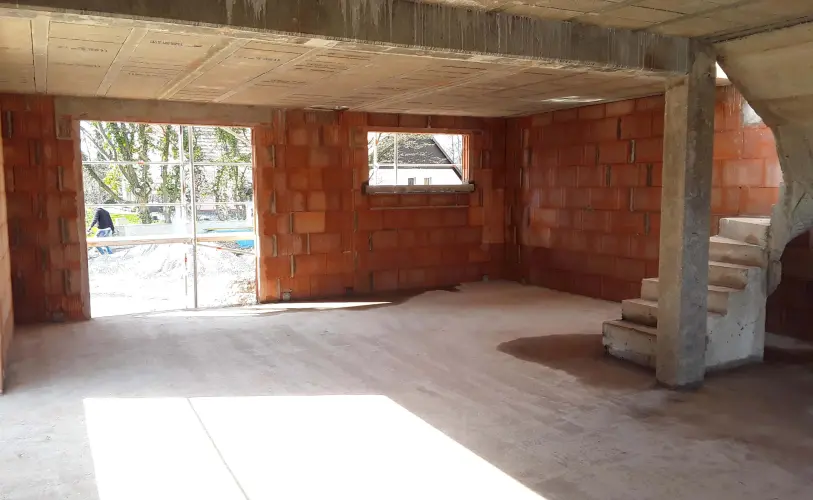 gros oeuvre maconnerie chantier maison neuve