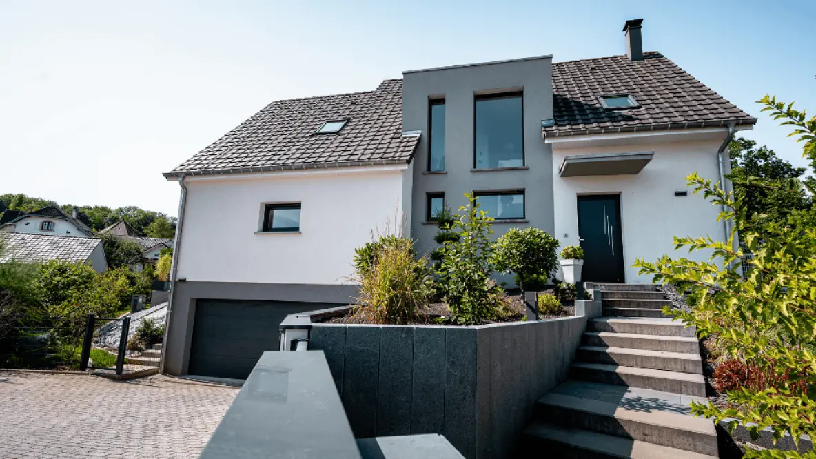 maison design avec belle entree